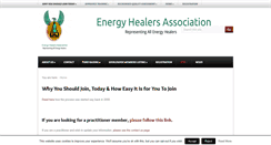 Desktop Screenshot of energyhealersassociation.org